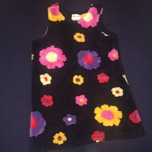 Soft and fuzzy flower dress
